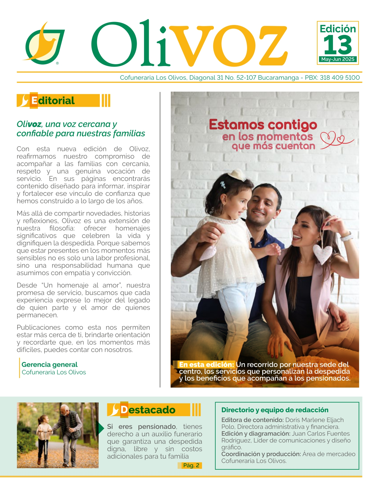 Lee más sobre el artículo Olivoz: Edición 13 – Mayo/Junio de 2025